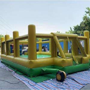 High quality inflatable human football pitch for sport games