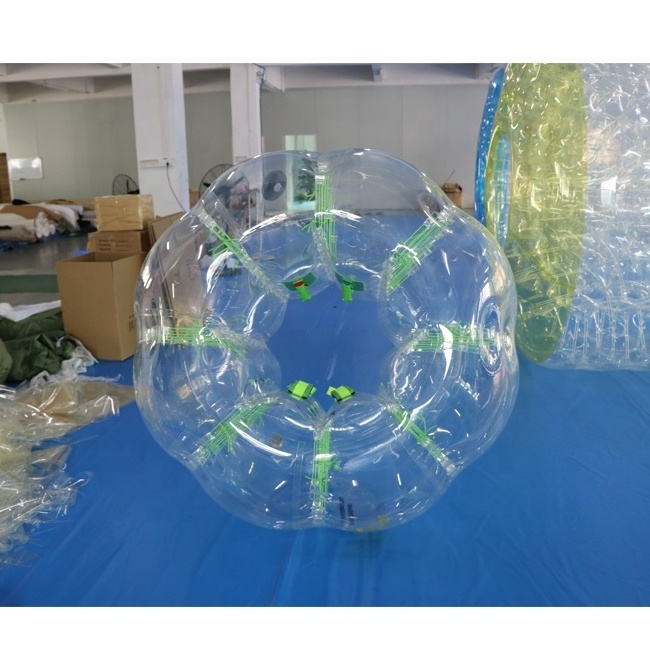 TPU 1.5m Human Size Diy Bubble Ball Body Zorb Bubble Football Inflatable Bumper Ball