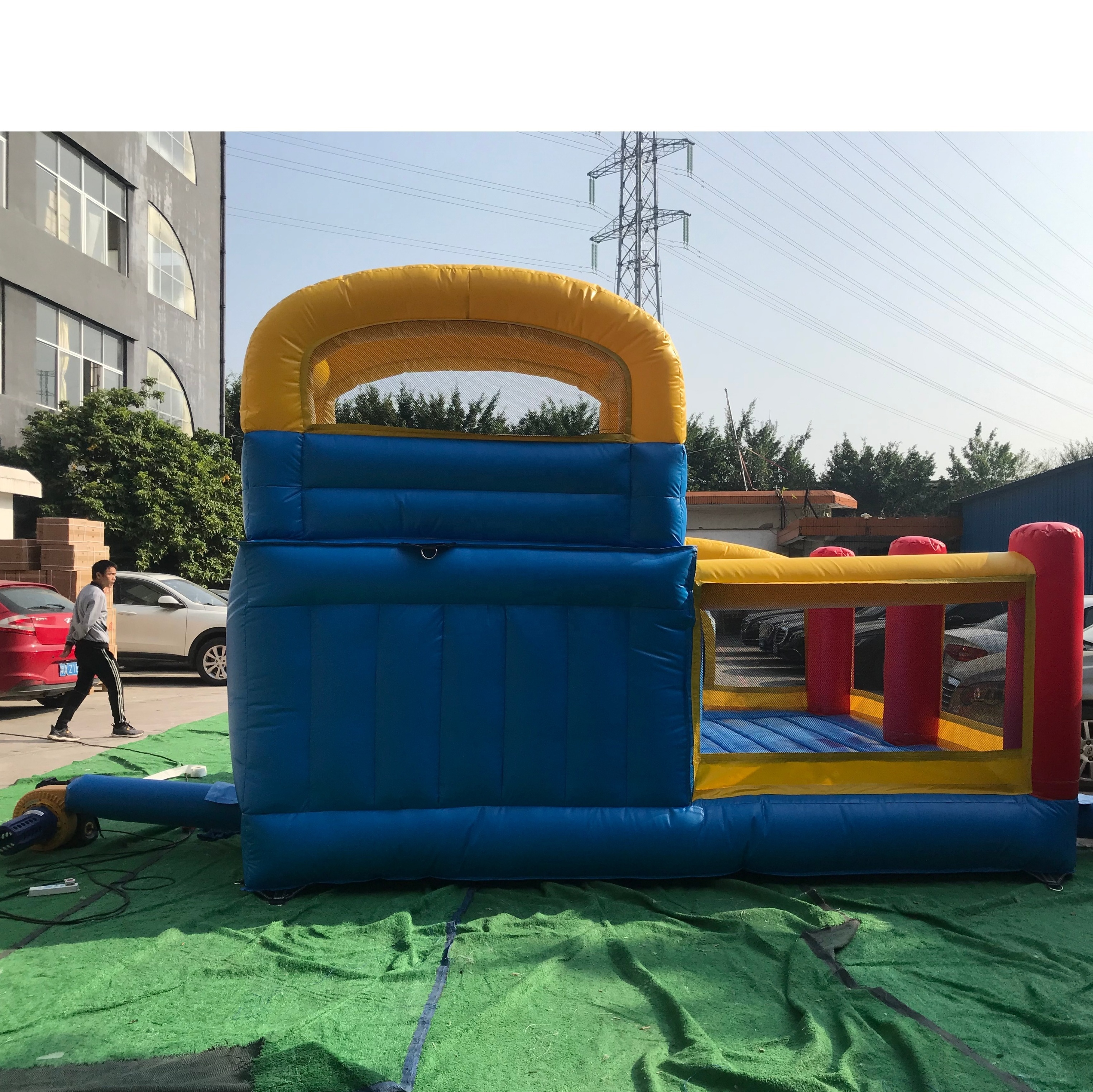 2021 new product giant  commercial bouncy castle slide kids adult inflatable bouncy castle