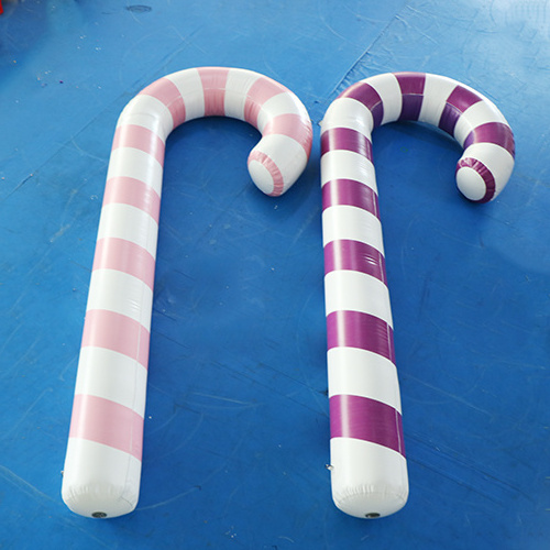 Hot sale manufacturer customized party used advertising decoration inflatable Christmas inflatable candy cane for sale