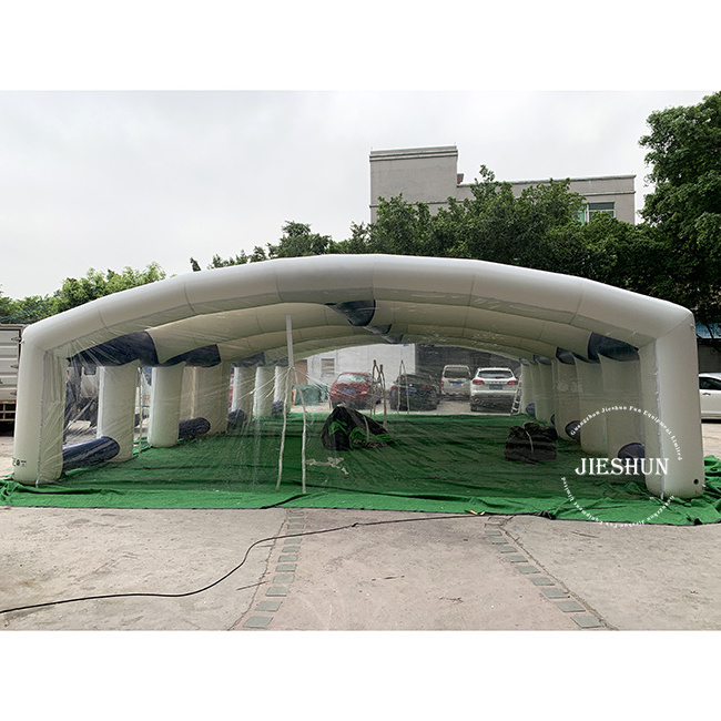 2021 commercial Portable Inflatable Car Garage Inflatable Spray Paint Booth Tent For Sale