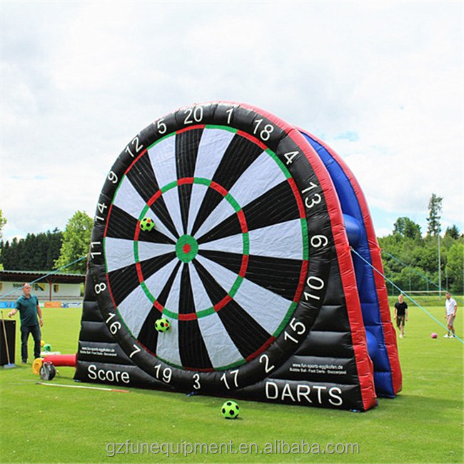 Football Shoot Inflatable Dart Board for Sale Double Side Customized High Quality 16.5ft PVC