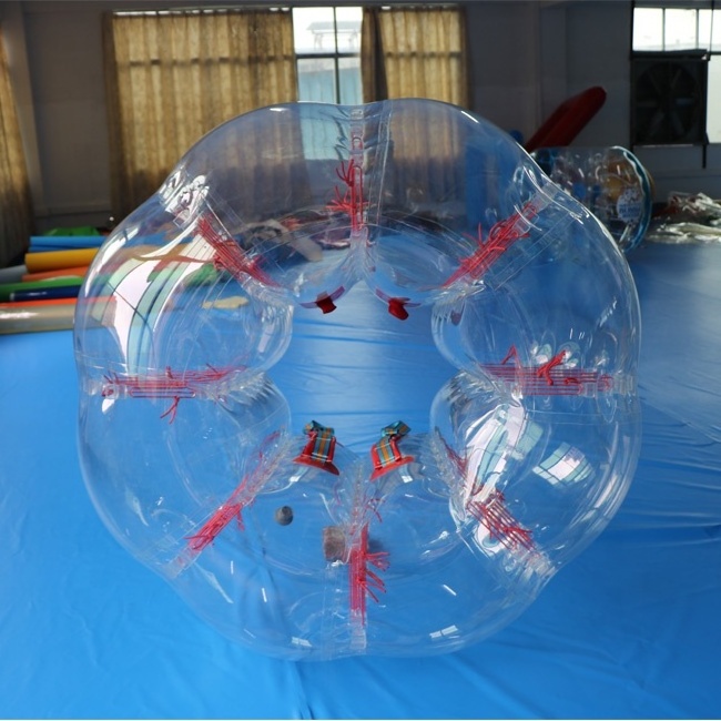 TPU 1.5m Human Size Diy Bubble Ball Body Zorb Bubble Football Inflatable Bumper Ball