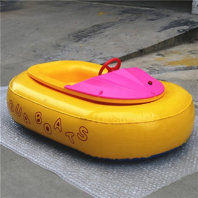 High quality inflatable kids bumper boat blue electrical aqua banana paddle boat electric boat for kids