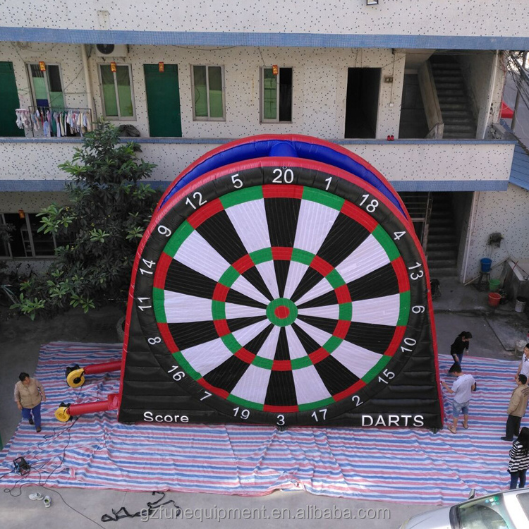 Football Shoot Inflatable Dart Board for Sale Double Side Customized High Quality 16.5ft PVC