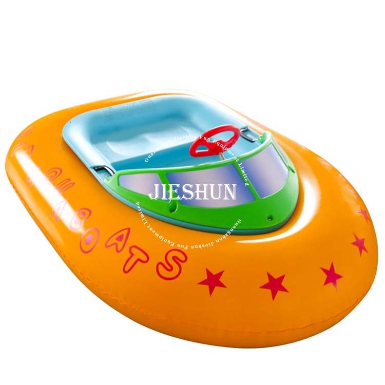 High quality inflatable kids bumper boat blue electrical aqua banana paddle boat electric boat for kids