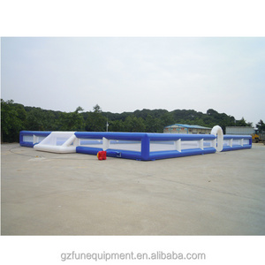 Factory manufacture customized high quality soap football pitch inflatable soccer field giant inflatable soccer field for sale