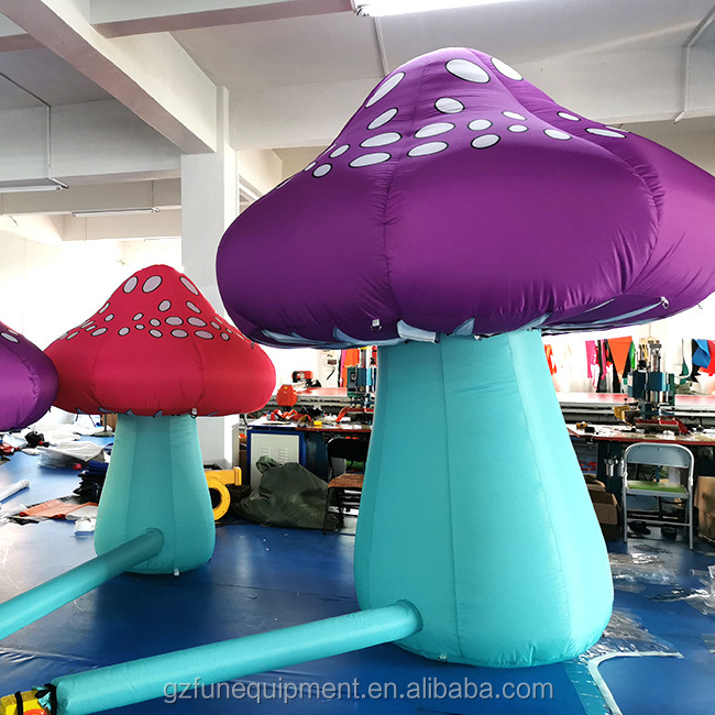 Hot Sale Giant Inflatable Mushroom Lamp Decoration Led Inflatable Mushroom For Advertising Event Party