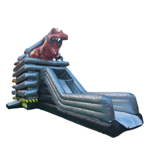 Funny inflatable dinosaur themed bounce house inflatable trampoline and water slide combination castle inflatable amusement park