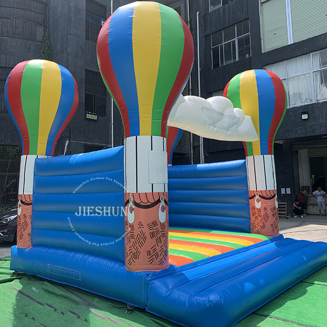 2021Fresh style balloon inflatable bounce house blue bouncy castle moonwalk inflatable jumping castle for kids