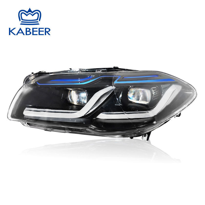 Modified F10 LED Headlight for BMW 5 series 2009-2016 F10 F18 xenon update to F10 headlight Kabeer factory US warehouse