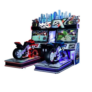 New FF Indoor Amusement 2 Player 5DX Simulator Motor Racing Game Machine Coin Operated Dynamic Arcade  Driving Game Machine