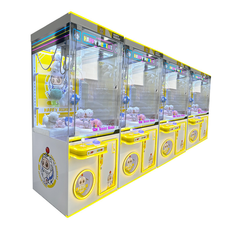 Wholesale Custom Operated Toy Vending Arcade Claw Crane Coin Machine Cheap Bill Operation Doll Claw Machine With Bill Acceptor