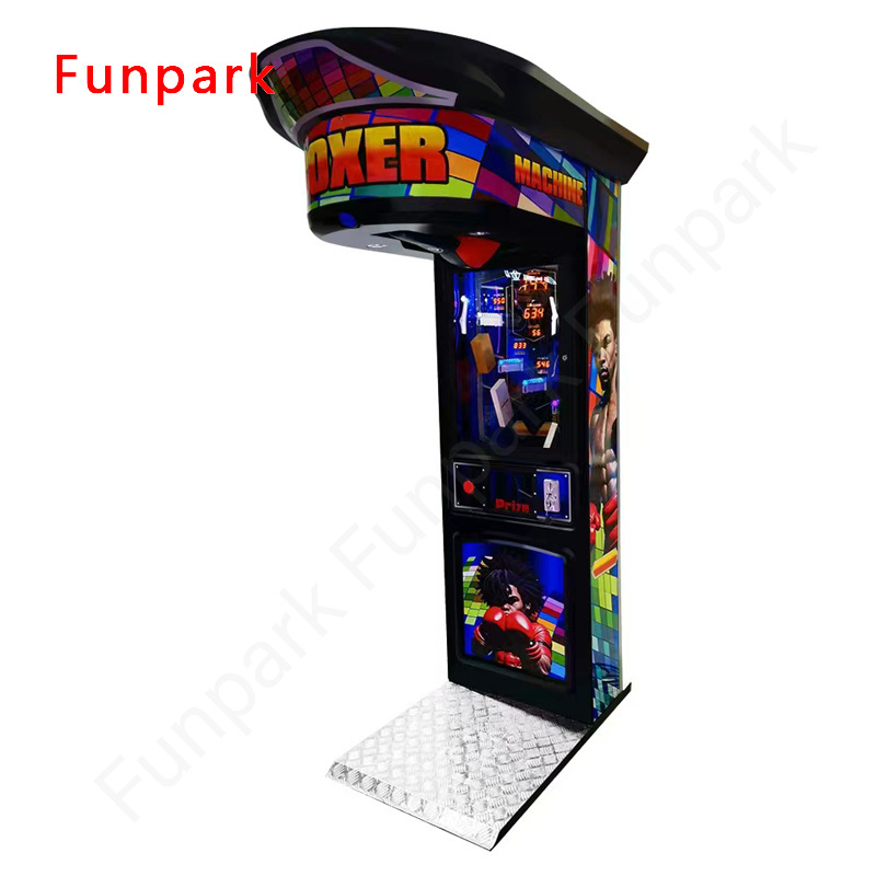 Funpark Hot Sale Indoor Amusement Boxing Punch Machine Electronic Arcade Boxing Coin Operated Games