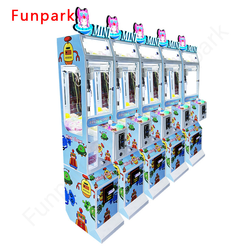 Funpark Hot Selling Mini Claw Crane Doll Machine Coin Operated Games Machines