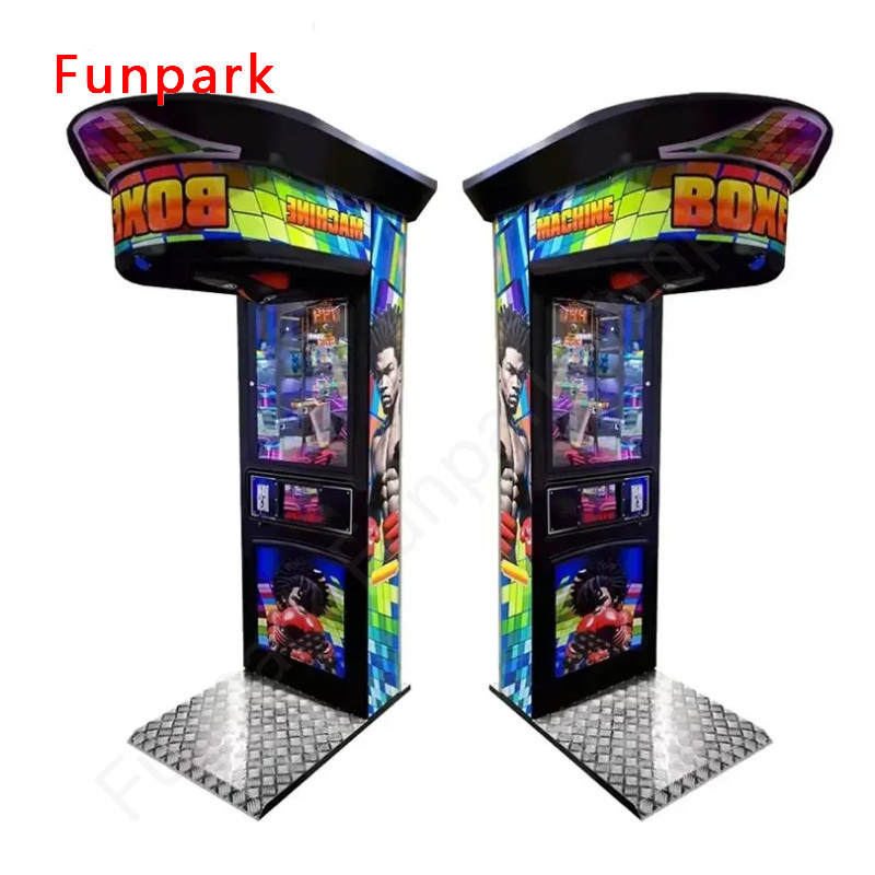 Funpark Hot Sale Indoor Amusement Boxing Punch Machine Electronic Arcade Boxing Coin Operated Games