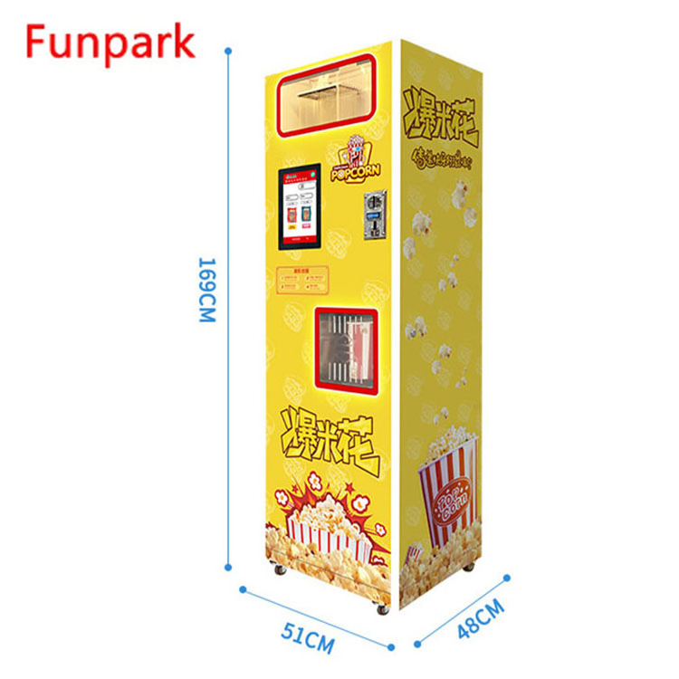 Best Sale Automatic Popcorn Vending Machine Kids Intelligent Sweet Popcorn Maker Automatic Popcorn Vending Machine