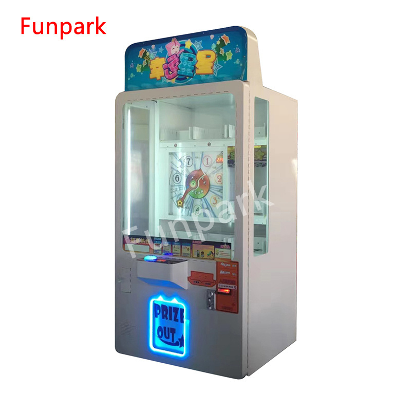 Indoor Game Center coin operated gift wheel raffle machine Lucky Star Gift game console