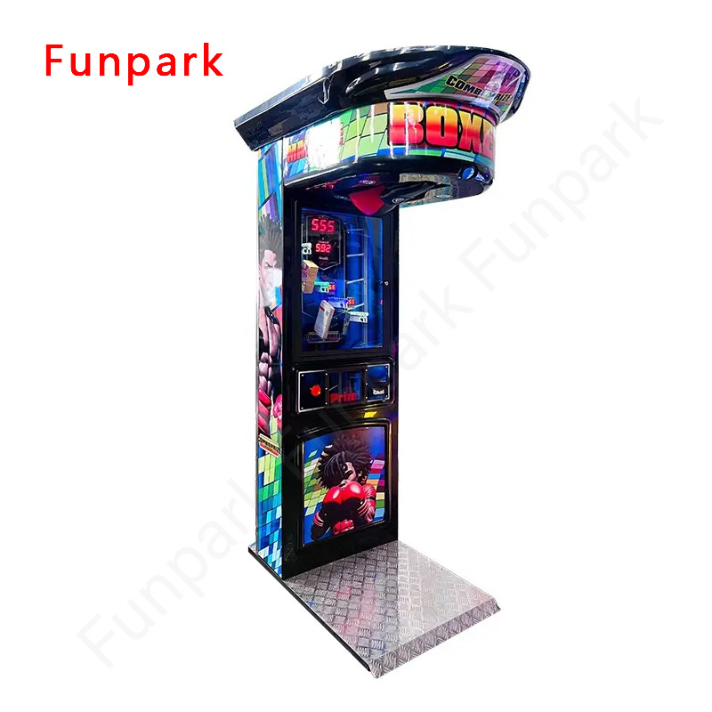 Funpark Hot Sale Indoor Amusement Boxing Punch Machine Electronic Arcade Boxing Coin Operated Games