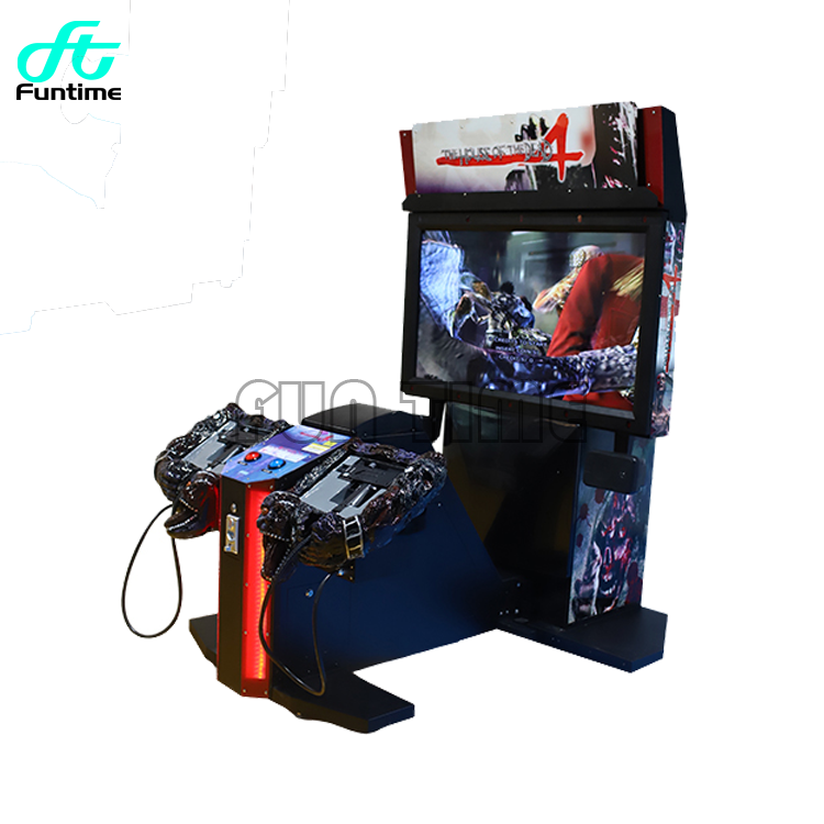 55 inch The House of Dead 4 Adult Game Center Gun Shooting Game Machine Coin Operated Video Simulator Arcade Gun Shooting