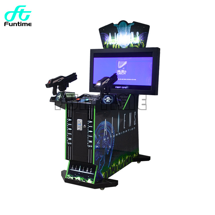 Alien coin operated games air guns shooting hunting weapons video game machine arcade machine