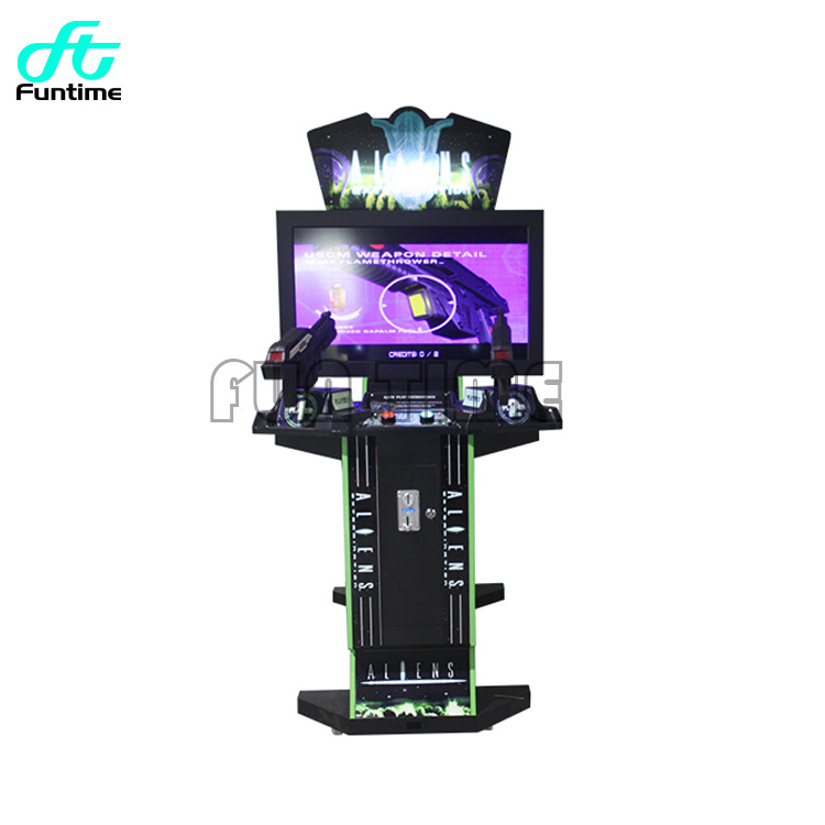 Alien coin operated games air guns shooting hunting weapons video game machine arcade machine