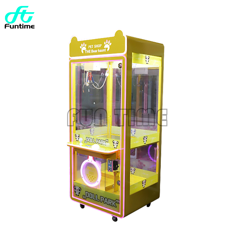 Factory Price Wholesale Coin Operated Gift Prize Crane Machine Plush Toy Grabbing Vending Claw Crane Machine Hot Sale