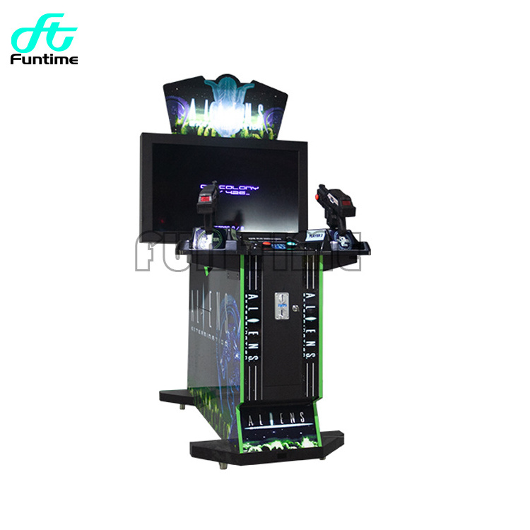 Alien coin operated games air guns shooting hunting weapons video game machine arcade machine