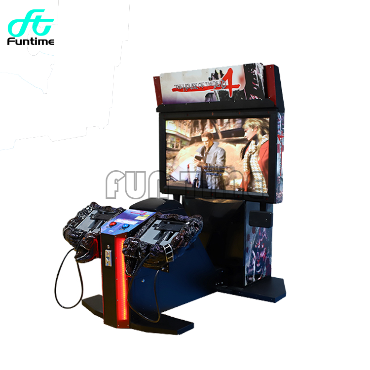 55 inch The House of Dead 4 Adult Game Center Gun Shooting Game Machine Coin Operated Video Simulator Arcade Gun Shooting