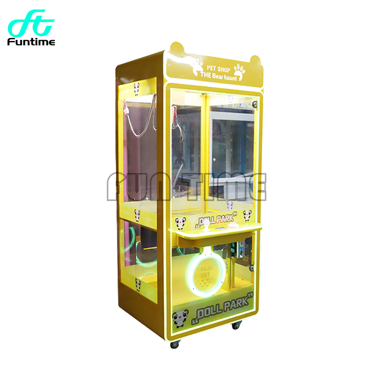 Factory Price Wholesale Coin Operated Gift Prize Crane Machine Plush Toy Grabbing Vending Claw Crane Machine Hot Sale