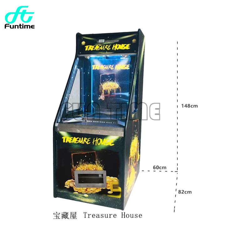 Coin Acceptor Coin Operated Games Mini Single Pour Vente With Bill Changer Arcade Coin Pusher Machine For Sale