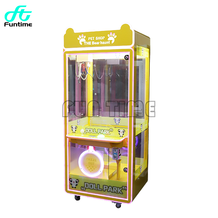 Factory Price Wholesale Coin Operated Gift Prize Crane Machine Plush Toy Grabbing Vending Claw Crane Machine Hot Sale