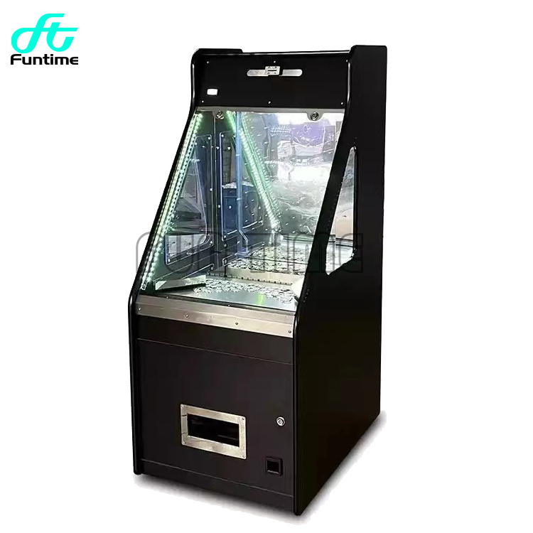 Coin Acceptor Coin Operated Games Mini Single Pour Vente With Bill Changer Arcade Coin Pusher Machine For Sale