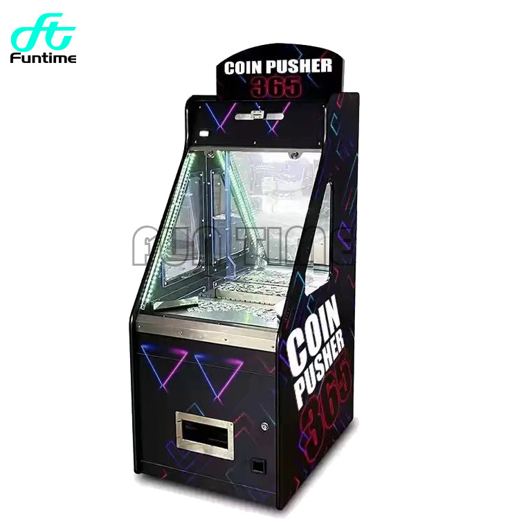 Coin Acceptor Coin Operated Games Mini Single Pour Vente With Bill Changer Arcade Coin Pusher Machine For Sale