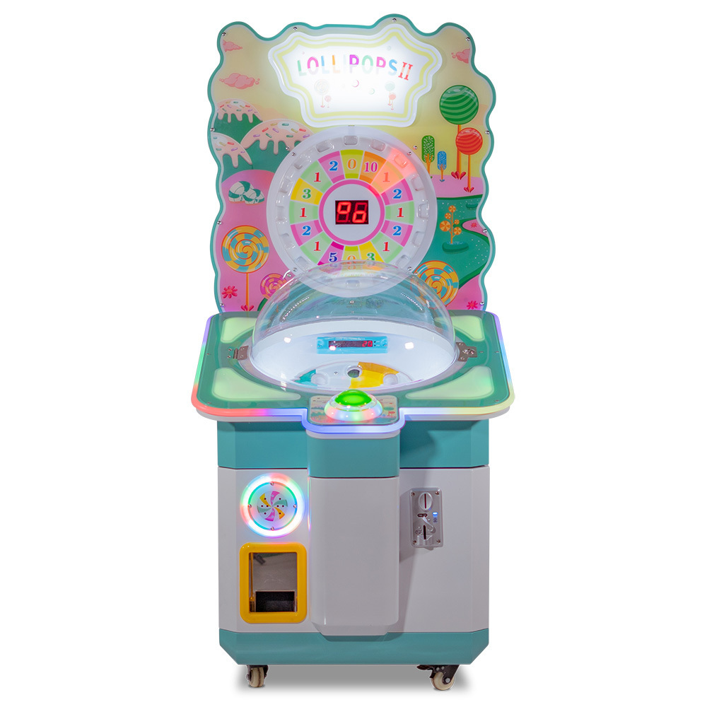 Coin Operate Candy Vending Skill Sweet Claw Street Crane Prize Gift Games Lollipop Vending Machine II for kids