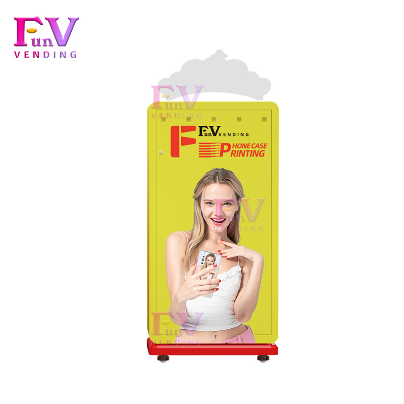 Phone case printer vending machine UV printing can print 3D effect pictures