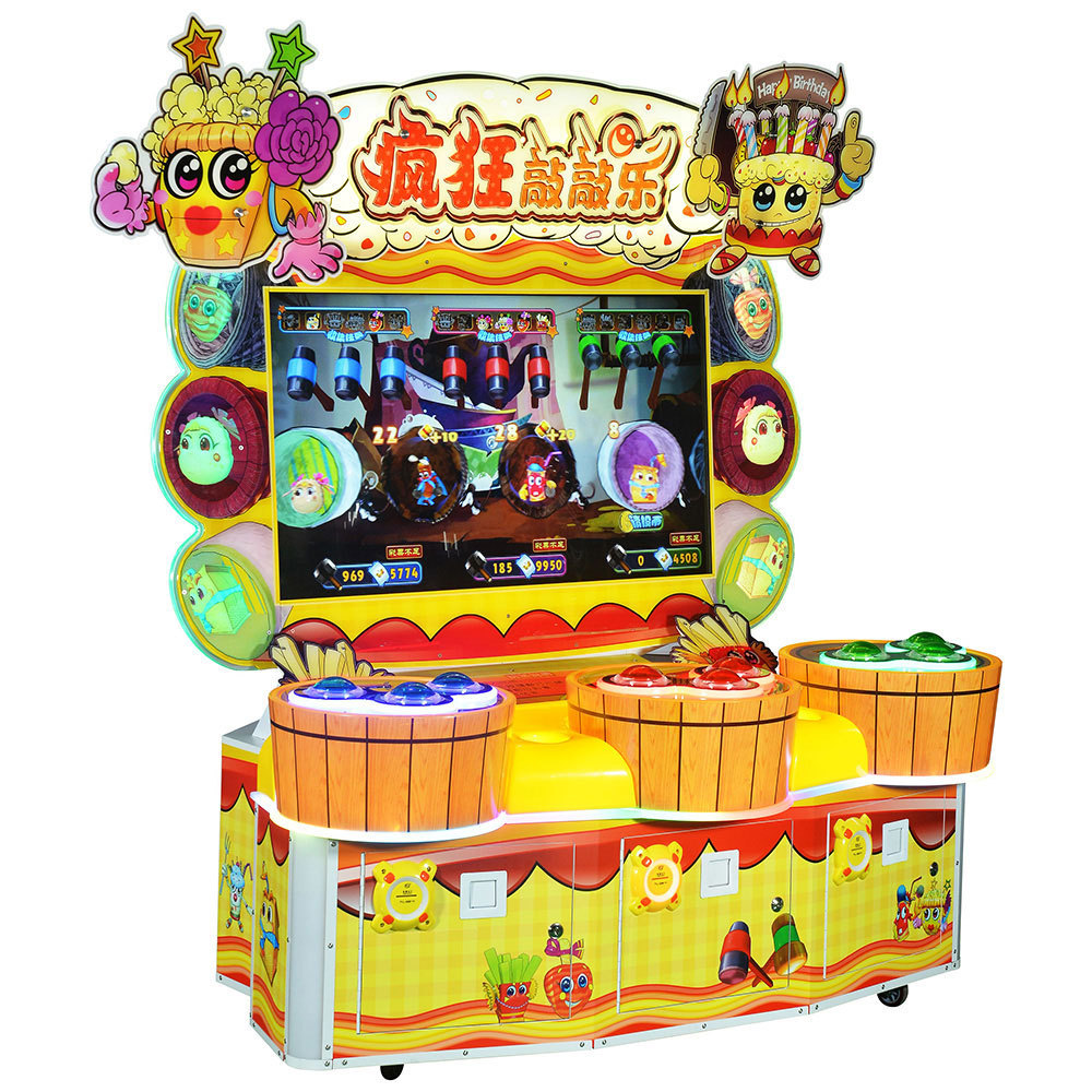 Crazy Beating Game Machine Whack Jump Hammer Redemption Arcade Machine for amusement arcade