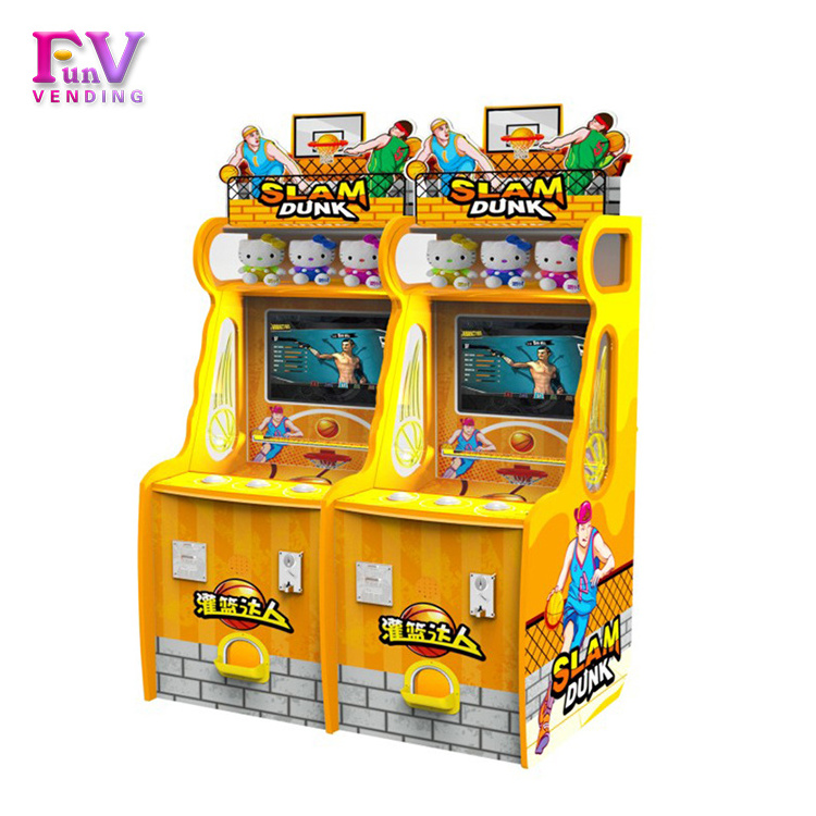 Quickly Earn Money Slam dunk basketball jump The Machine Ball Arcade Ticket Lottery Redemption Game Machine For Sale