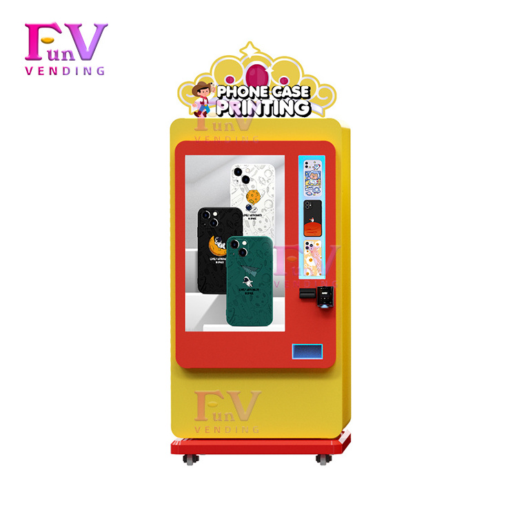 Phone case printer vending machine UV printing can print 3D effect pictures