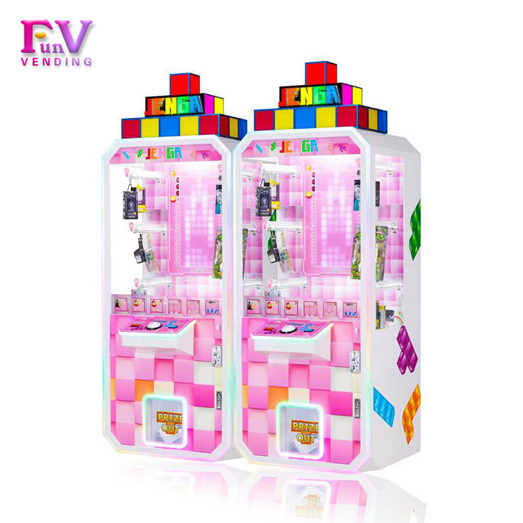 Factory Wholesale Game hall stacker prize vending machine arcade game machine for family entertainment