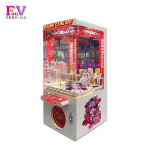 Best Design Doll Arcade Simulator Toy Claw Catch game art claw machine 1 player Crane Grabber Game Machine for Sale