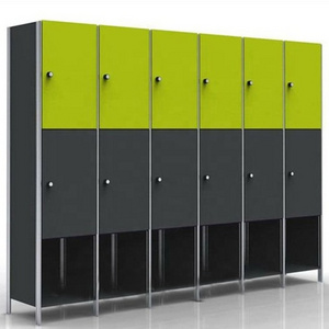 Outdoor Use Luggage Storage Electronic Locker Customized HPL Metal Wardrobe Staff Locker For Sale