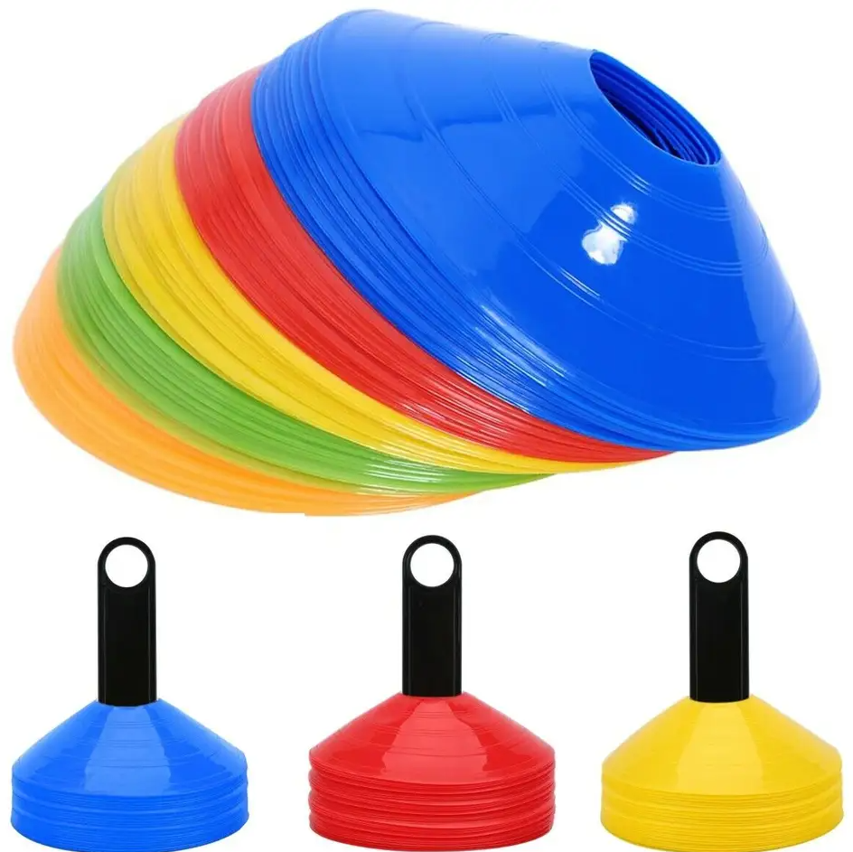 Training Cone Plastic Disc Marker Cone Soccer Cone Agility Training Equipment Sports Basketball Football Training Equipment