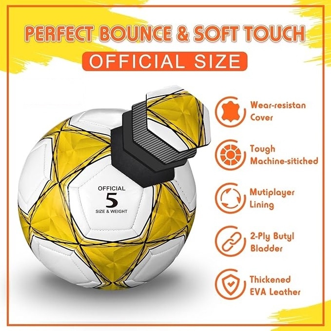 Factory Price Custom PVC Official Size 3 Size 4 Size 5 Soccer Football Ball Customized Logo Soccer Training Equipment