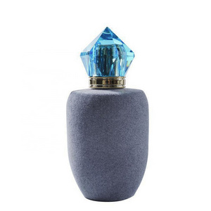 Factory Direct Sales Luxury Customized Flocking Round 50ml 100ml Empty Perfume Glass Bottle For Travel and Home