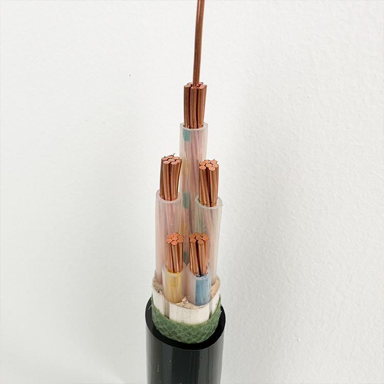 5*10mm Hot Sale Copper Conductor Zero Halogen Low Smoke  Polyolefin Jacket Electric Cable