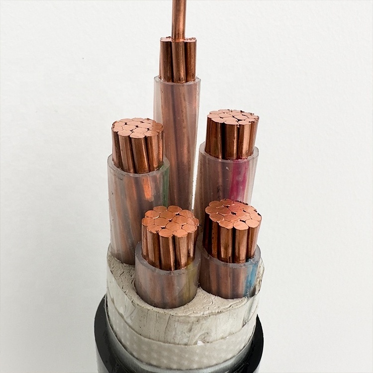 Electric Low voltage Power Cable 0.6/1kV 4*70+1*35 Copper Non-armoured pvc sheath insulated Electrical Wire Cable Manufacturer