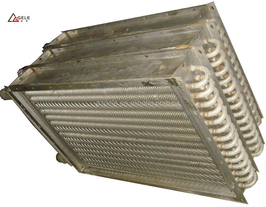 Customized Stainless Steel Thermal Oil to Air Heat Exchanger and Radiator Coils for Hot Air Stenter Machines