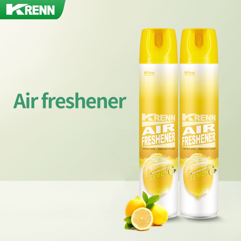 Household care products orange scented car air freshener aerosol spray custom scents wholesale air freshener