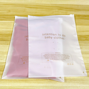 Biodegradable Custom Transparent Cosmetic EVA Zipper Frosted Zipper Bag Gift Zipper Lock Bag